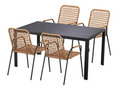 Hagestol Madison svart/natur – Sunlife®